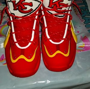Nike Air Uptempo Kansas City Chiefs custom sneaker